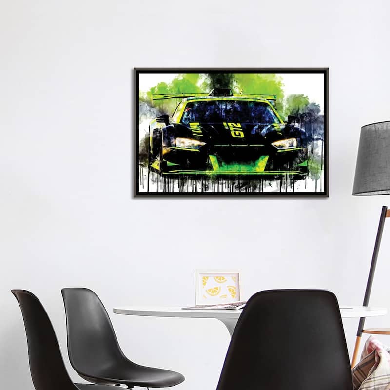 iCanvas "Audi R8 LMS GT2" by Sissy Angelastro Framed Bed Bath
